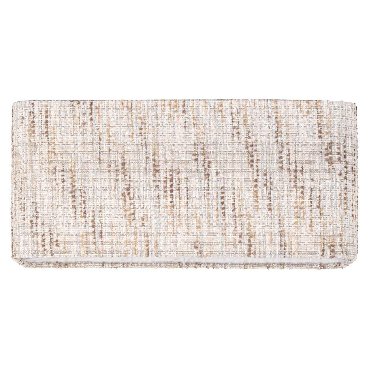 -LK-0065 RECL - Abażur Filou kremowo-kokosowy prostokątny duży