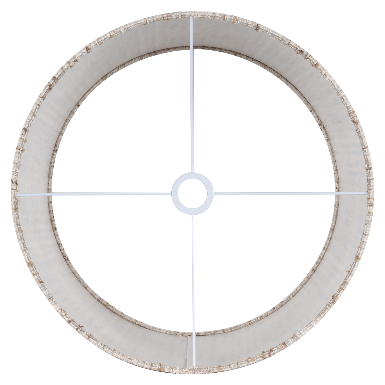 -LK-0065 XL - Abażur Filou kremowy kokos 50Ø