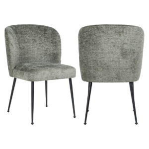 S4507 THYME FUSION - Krzesło do jadalni Fallon z motywem tymianku