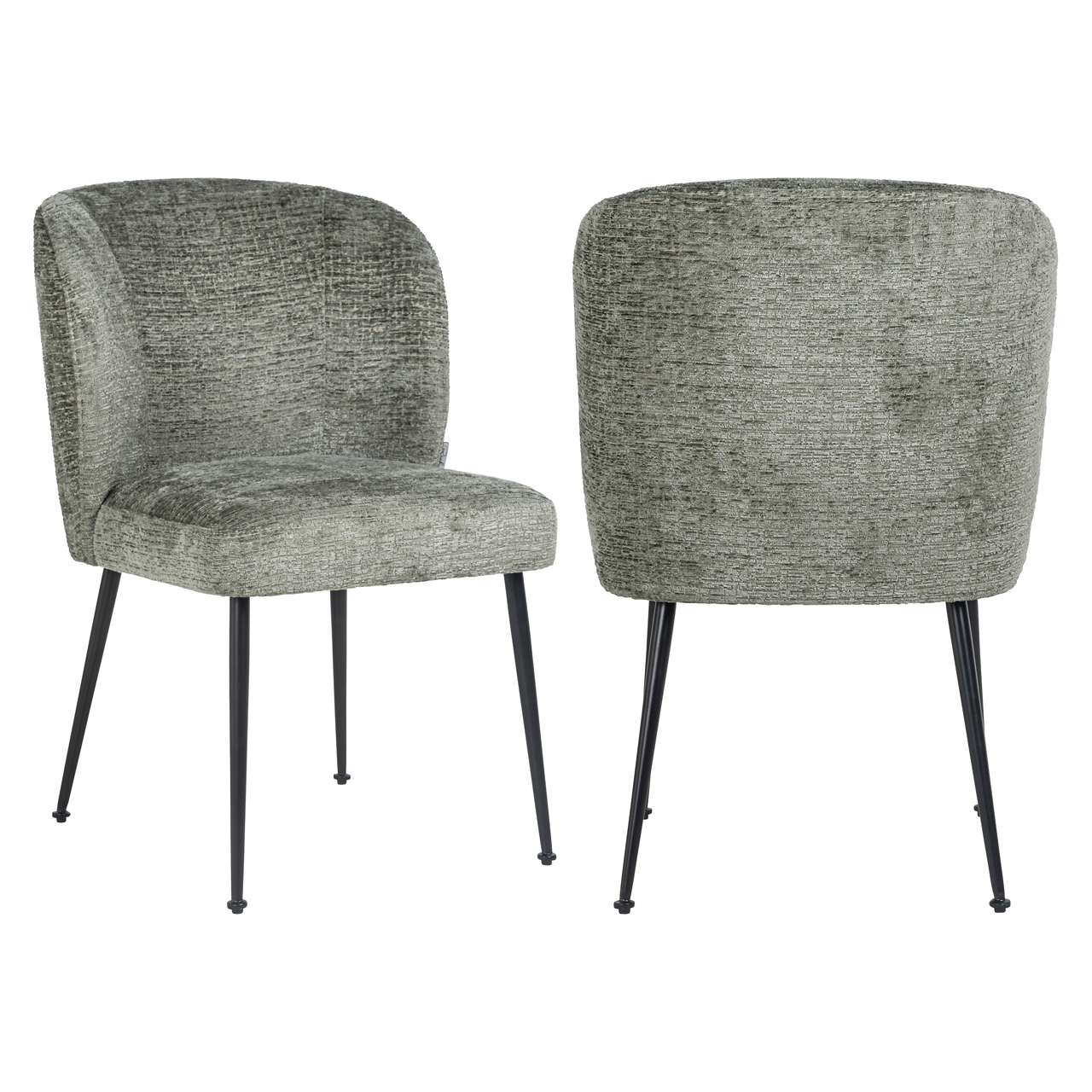 S4507 THYME FUSION - Krzesło do jadalni Fallon z motywem tymianku