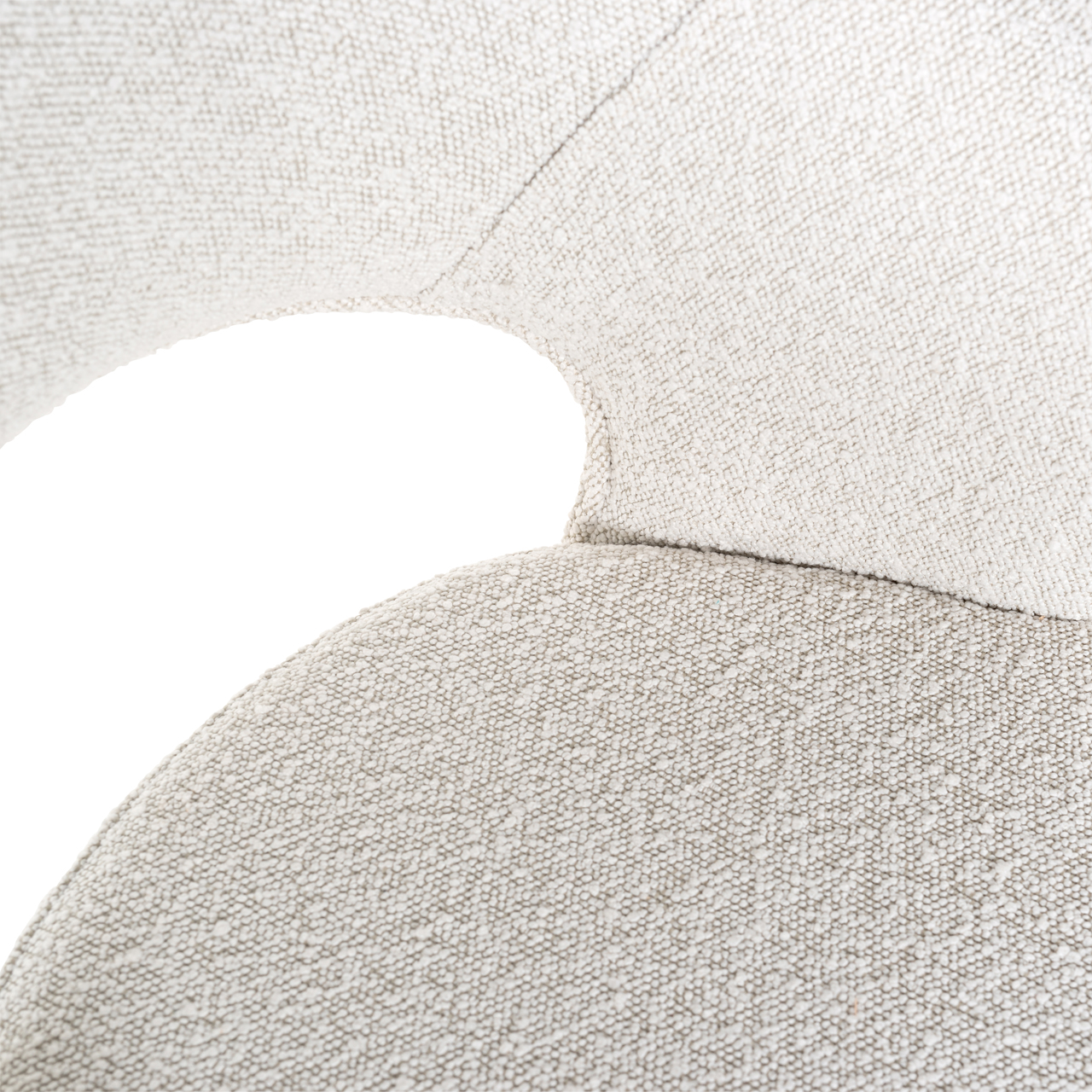 Richmond Interiors | Butter 17 | 1713 GM Obdam The Netherlands | 0031 (0)226 451635 | www.richmondinteriors.nl | sales@richmondinteriors.nl S4562 WHITE BOUCLE - Biały hoker barowy Savoy z bouclé