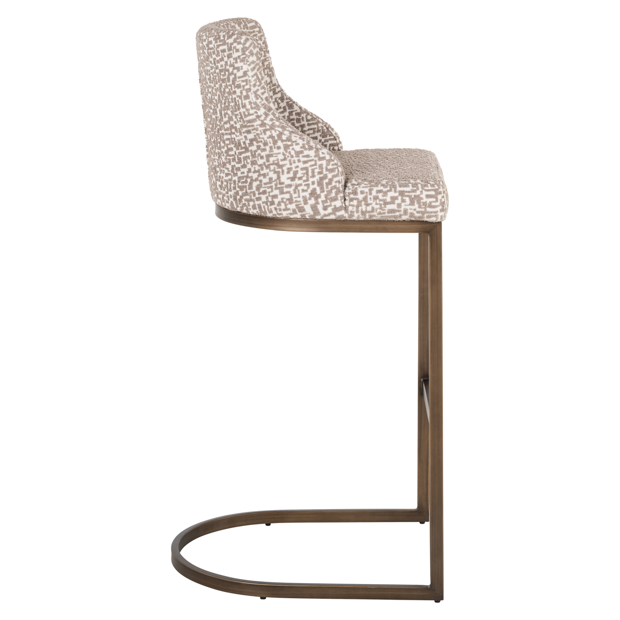 S4580 NATURAL GEO - Hoker barowy Bolton naturalny geo (zestaw 2 szt.)