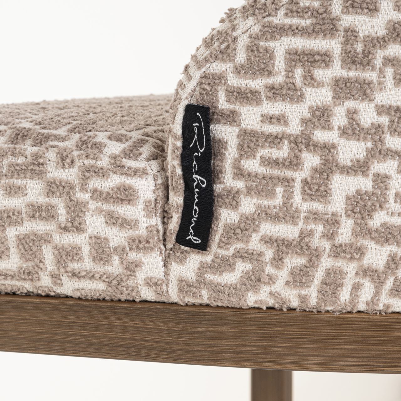 S4580 NATURAL GEO - Hoker barowy Bolton naturalny geo (zestaw 2 szt.)