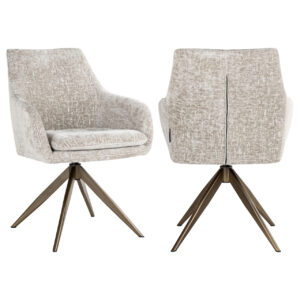 S4586 PEARL ISLAND - Krzesło do jadalni Lisonne Pearl Island obrotowe