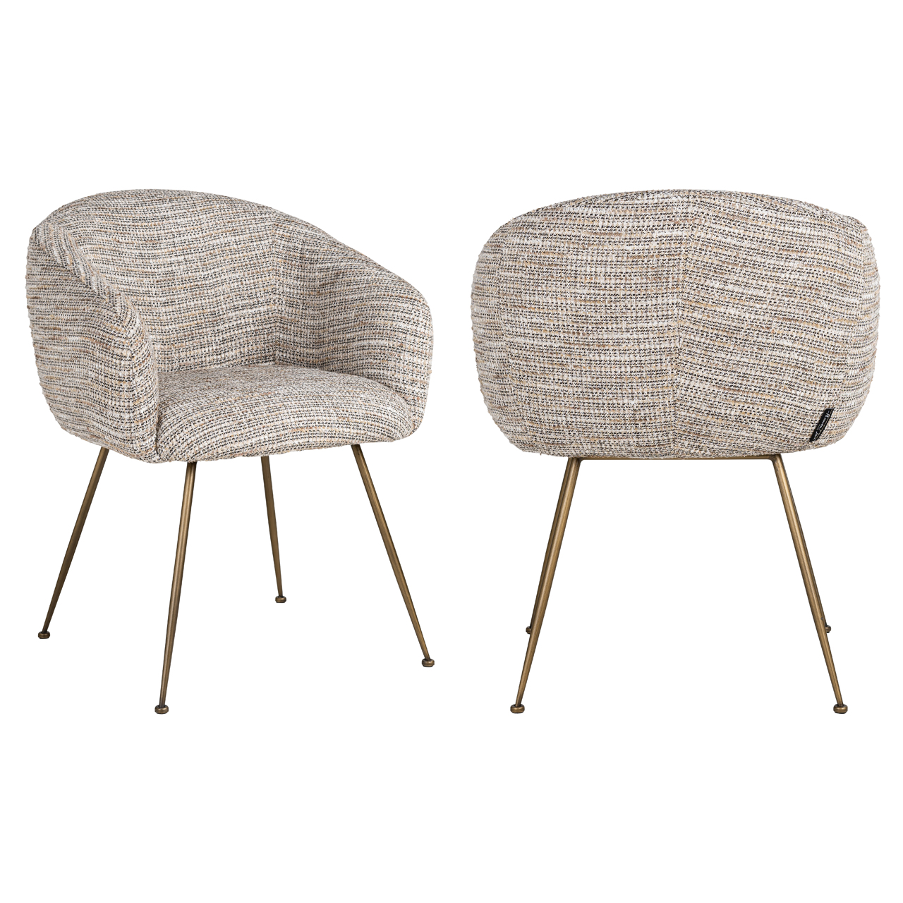 S4603 BEIGE COCO - Krzesło do jadalni Amalfi beżowe