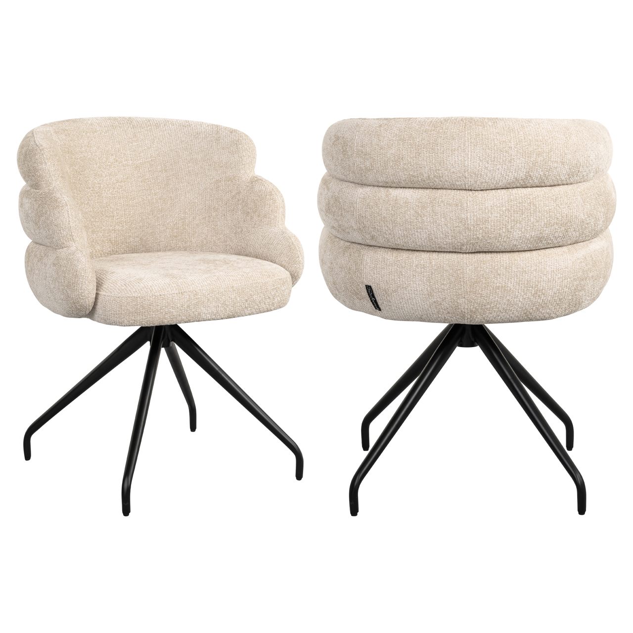 S4629 CREAM UNICORN - Krzesło do jadalni Kayla kremowe