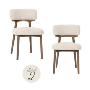 S4636 NATURAL GEO - Krzesło do jadalni Basker natural geo (zestaw 2 szt.)