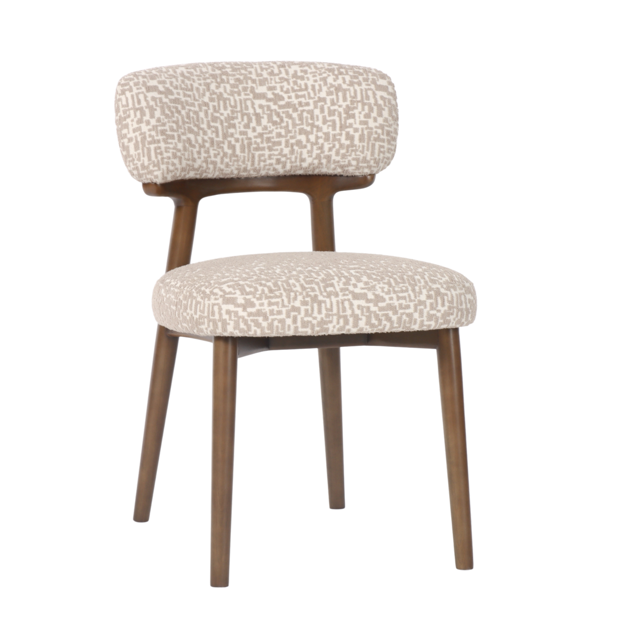 S4636 NATURAL GEO - Krzesło do jadalni Basker natural geo (zestaw 2 szt.)