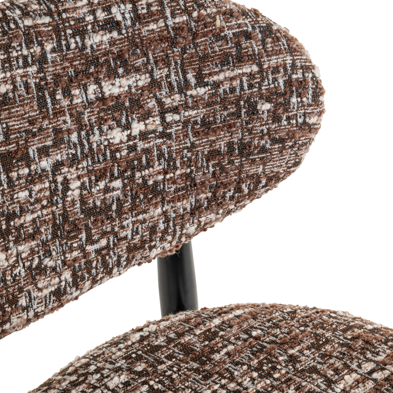 S4644 HAZEL - Hoker barowy Dantes orzechowy