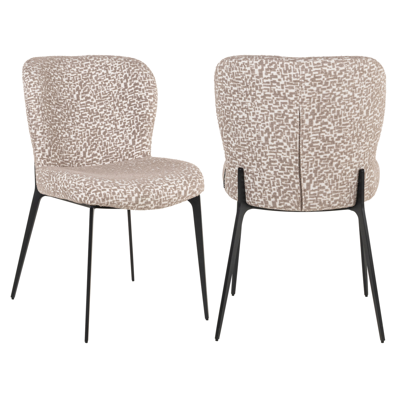 S4646 NATURAL GEO - Krzesło do jadalni Sergio naturalne geo