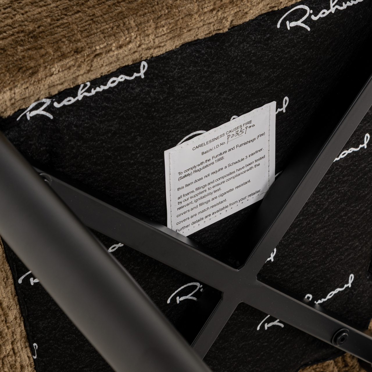 S4716 FR BRANDY FUSION - Hoker barowy Taylor Brandy Fusion ognioodporny