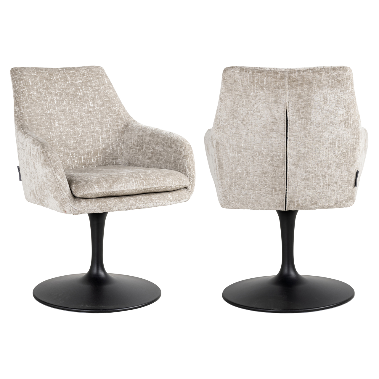 S4728 PEARL ISLAND - Krzesło do jadalni Marlon Pearl Island obrotowe