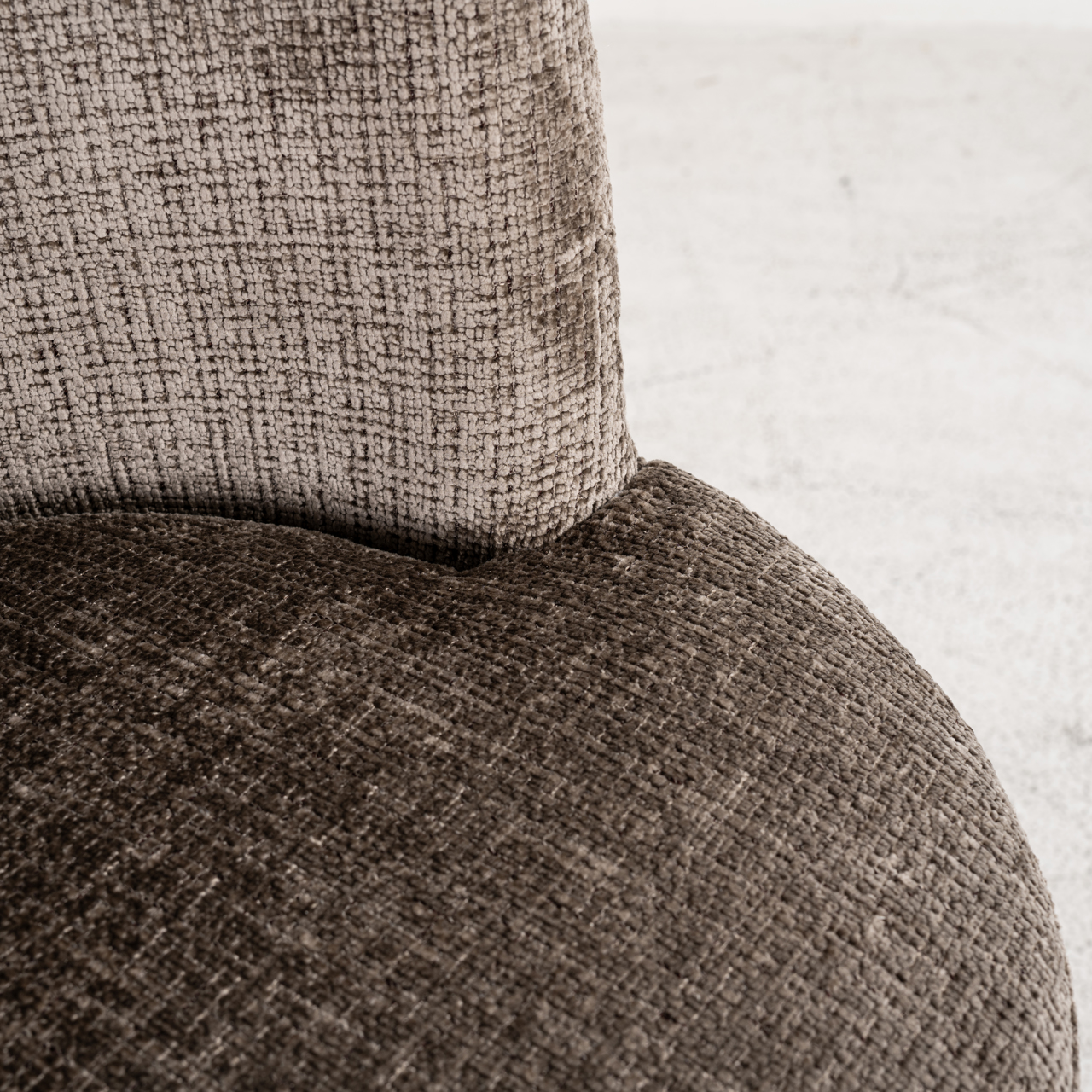 S4745 STONE CHENILLE - Krzesło do jadalni Stella Niagara Stone