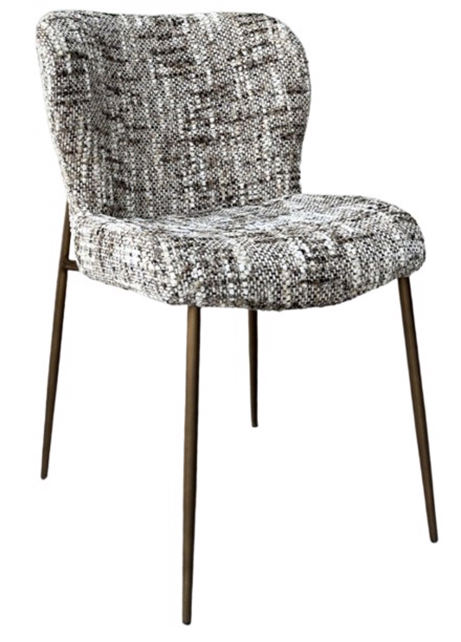 S4792 BROWN OMARA - Krzesło do jadalni Odarby brown omara (zestaw 2)