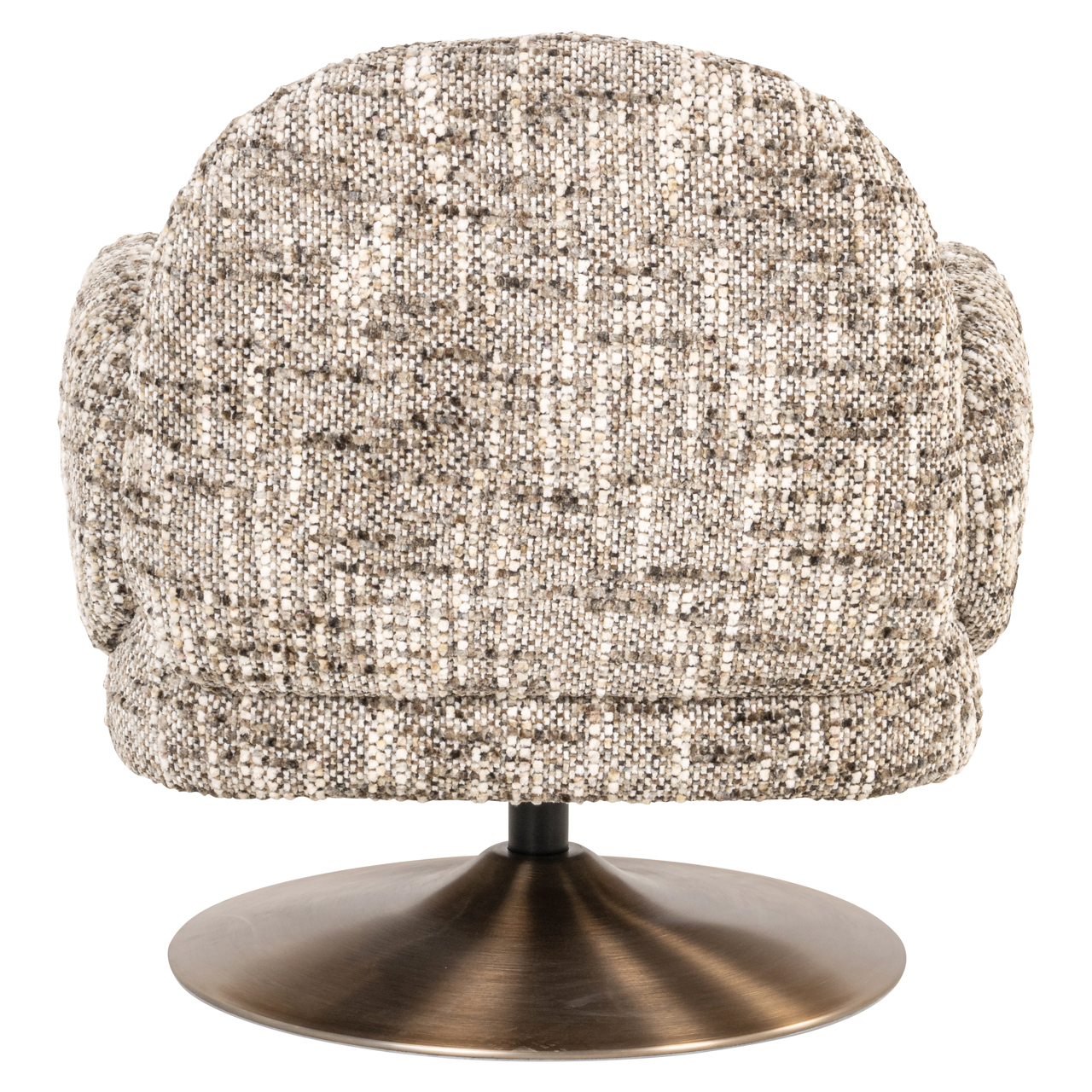 S4794 BROWN OMARA - Fotel wypoczynkowy Kagney brązowy Omara obrotowy