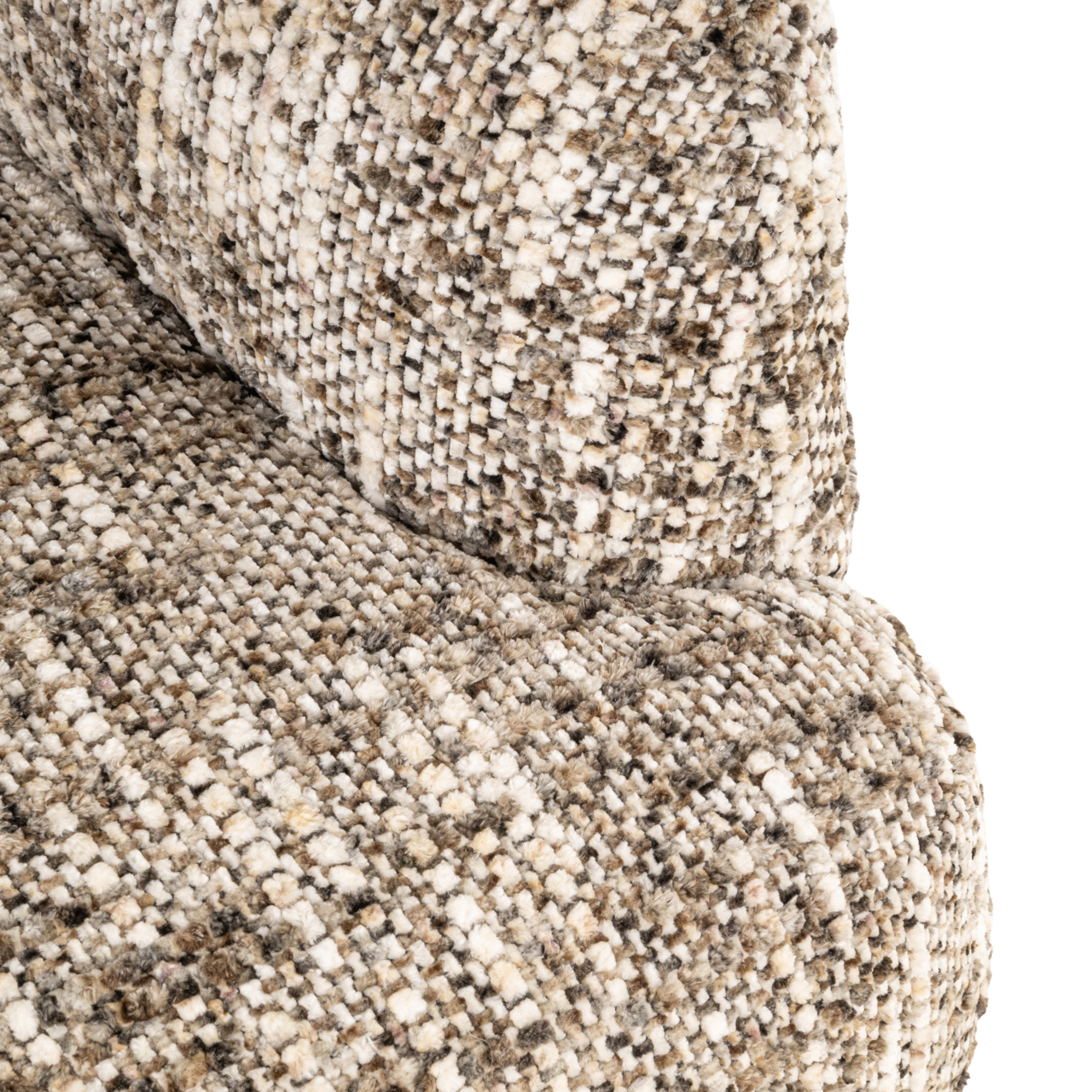 S4794 BROWN OMARA - Fotel wypoczynkowy Kagney brązowy Omara obrotowy