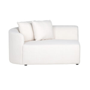S5200-AL WHITE FURRY - Sofa Grayson z białym