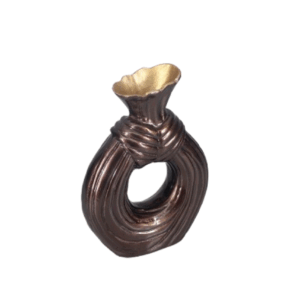 -VA-0425 - Wazon Suen ciemnobrązowy duży