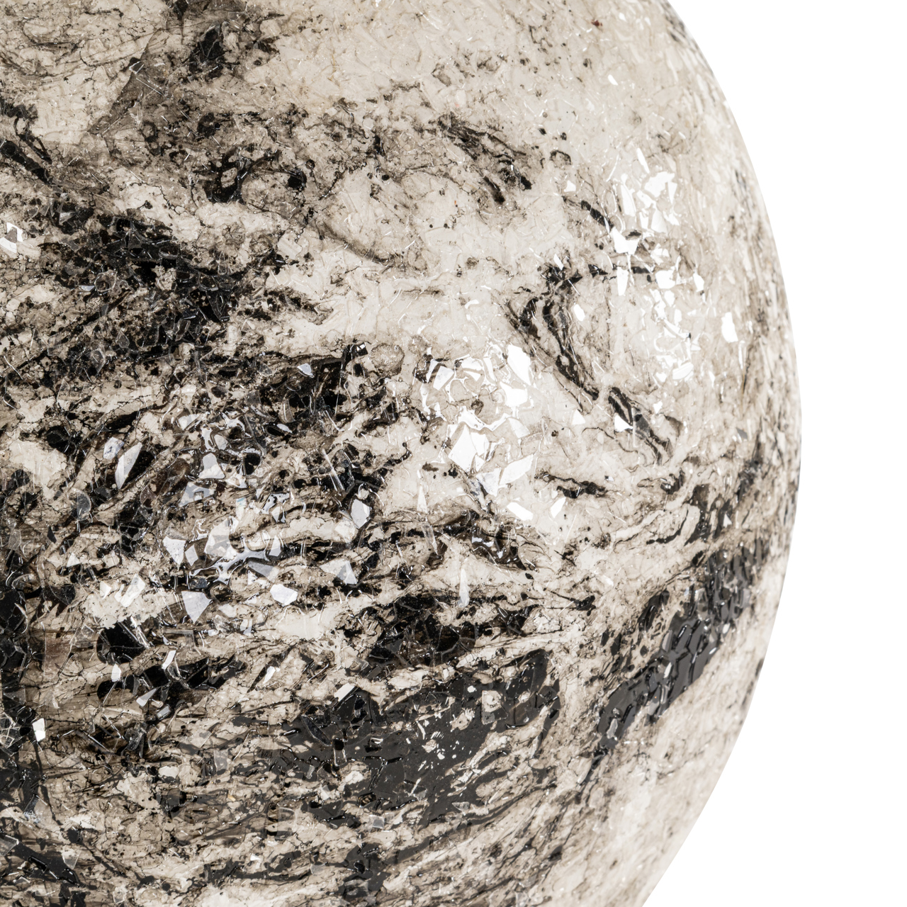 -VA-0428 - Wazon Florry czarno-biały