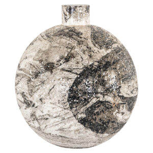 -VA-0442 - Wazon Delisha czarno-biały