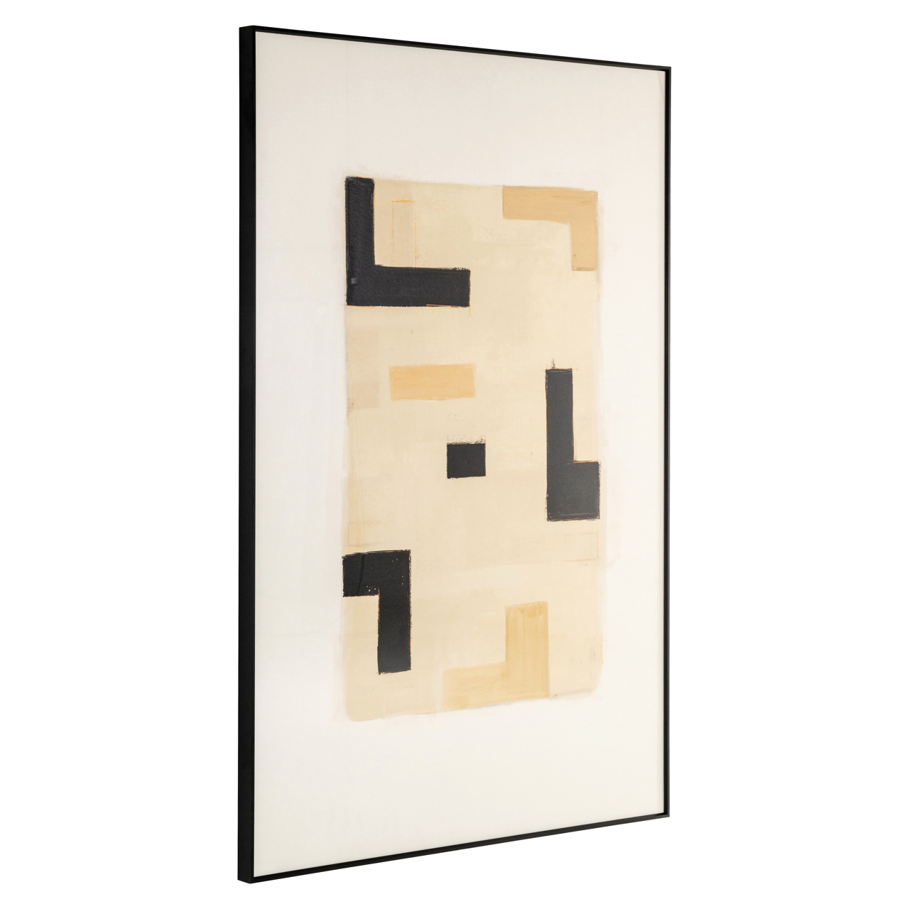 -WA-0064 - Obraz ścienny Vortex beżowy prawy