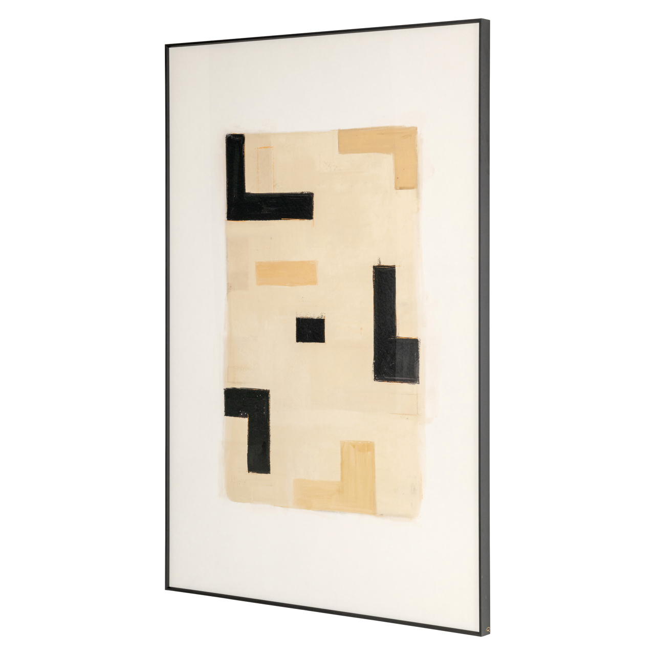 -WA-0064 - Obraz ścienny Vortex beżowy prawy