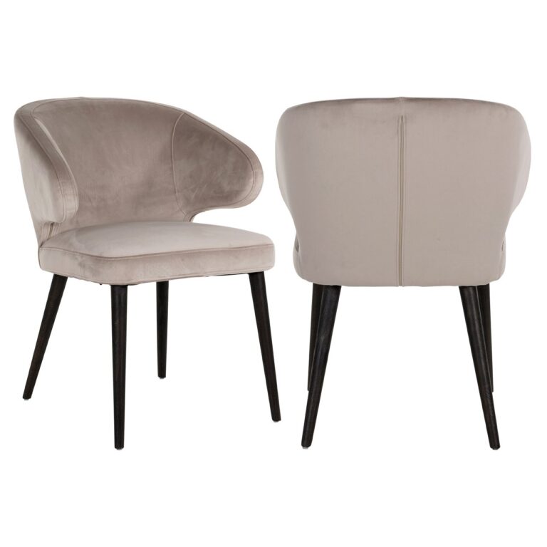 Krzesło do jadalni Indigo khaki velvet