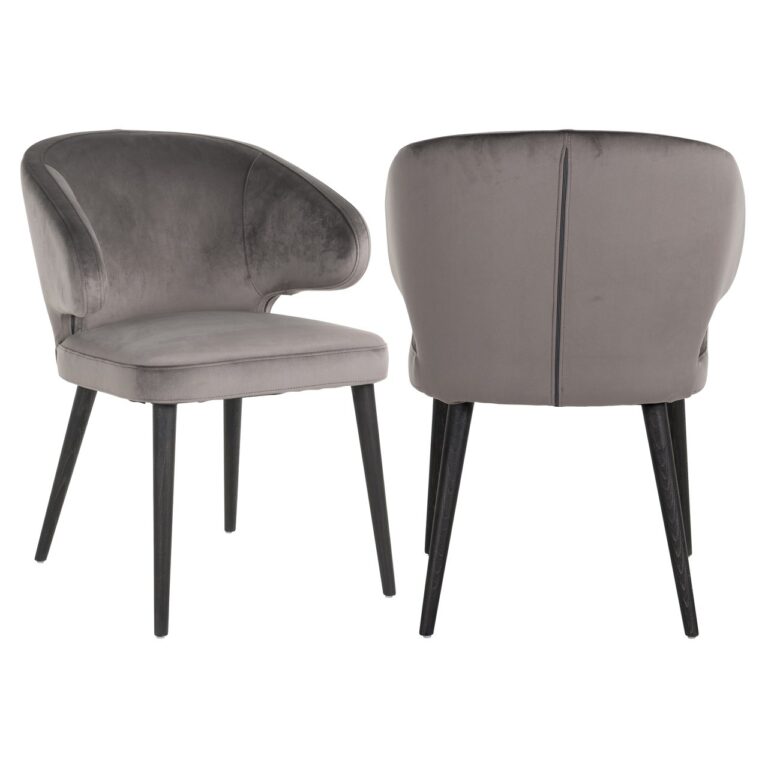 Krzesło do jadalni Indigo Stone velvet