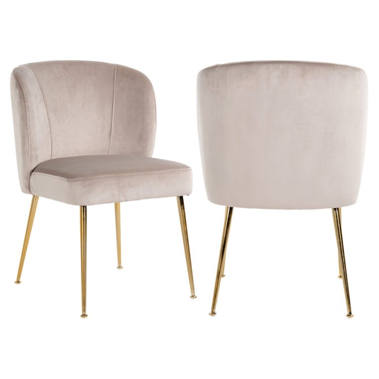 Krzesło do jadalni Cannon Khaki Velvet