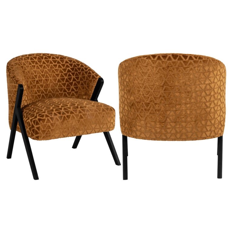 Fotel Mia Old Gold Triangle