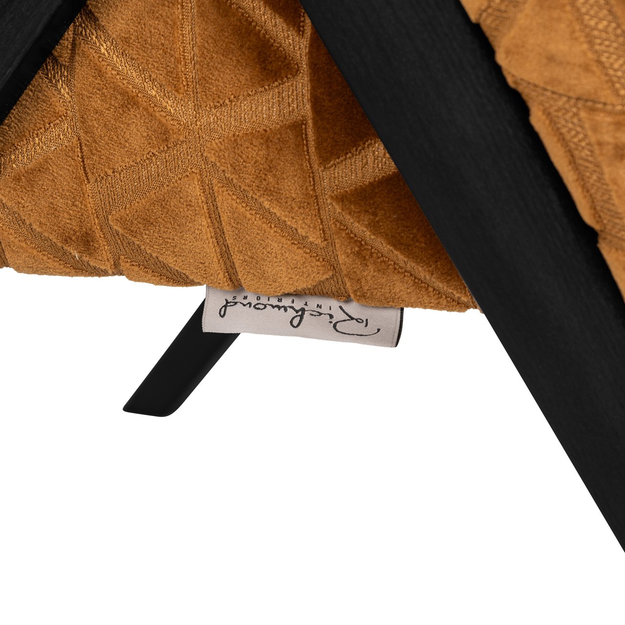 S4591 GOLD TRIANGLE - Lounge chair Mia old gold triangle