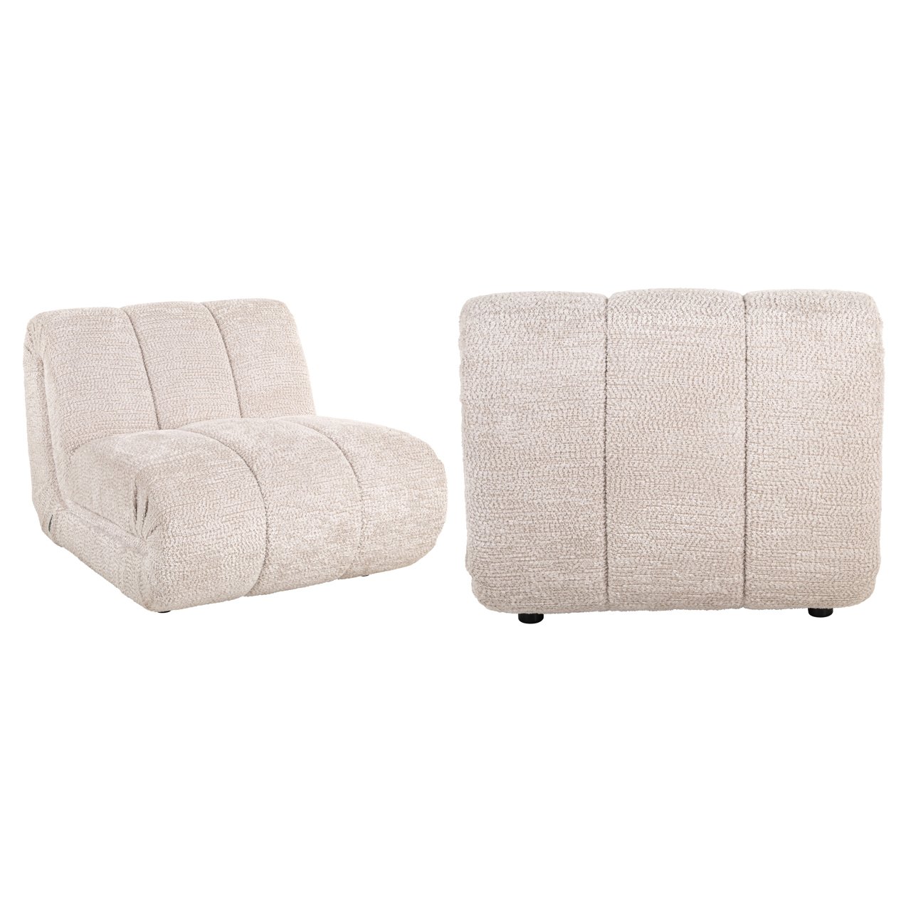 S4768 LOVELY CREAM - Lounge chair Kyli lovely cream