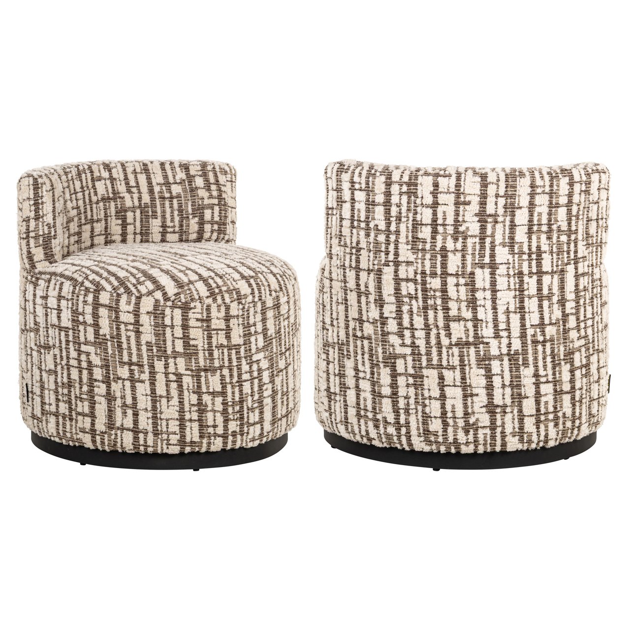 S4772 CREAM DALIA - Lounge chair Franny cream