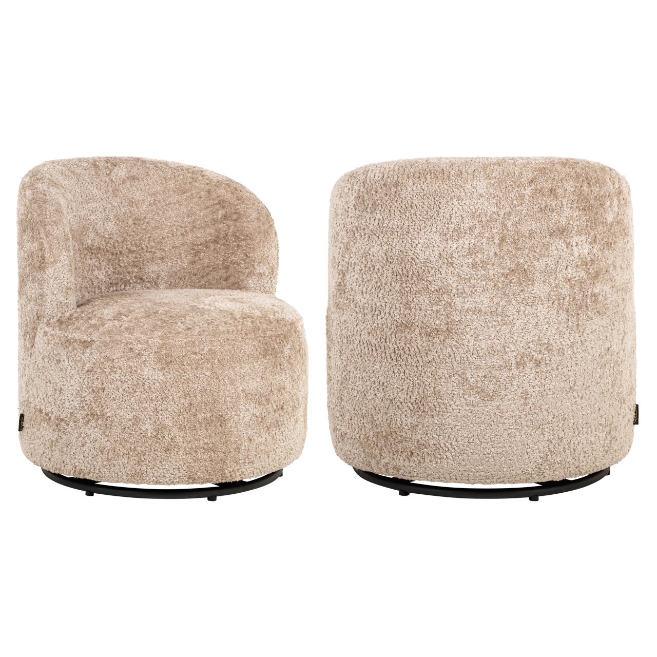 S4773 SHEEP NATURE - Lounge chair Jackie sheep natural swivel kids