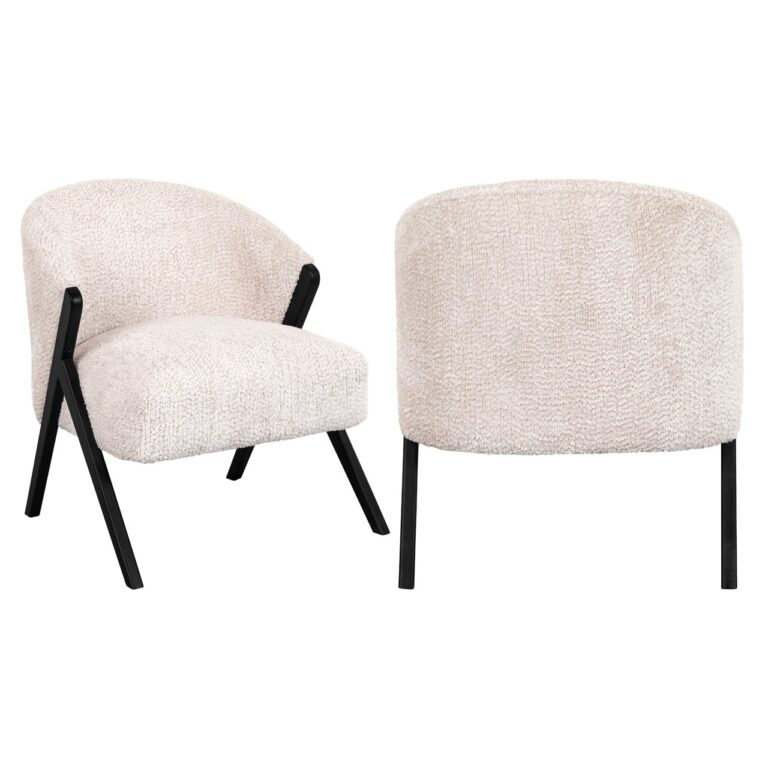 Fotel Mia, wykonany na zamówienie, ognioodporna tkanina