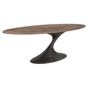 8722 - Dining table Russo brown oval 235