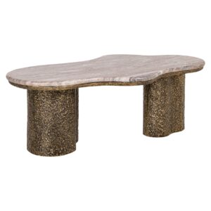 8132 - Coffee table Abandos brass antique