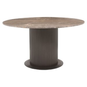 6905 - Dining table Russo brown 140Ø