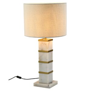 214476 - Table lamp Celinae white including lampshade
