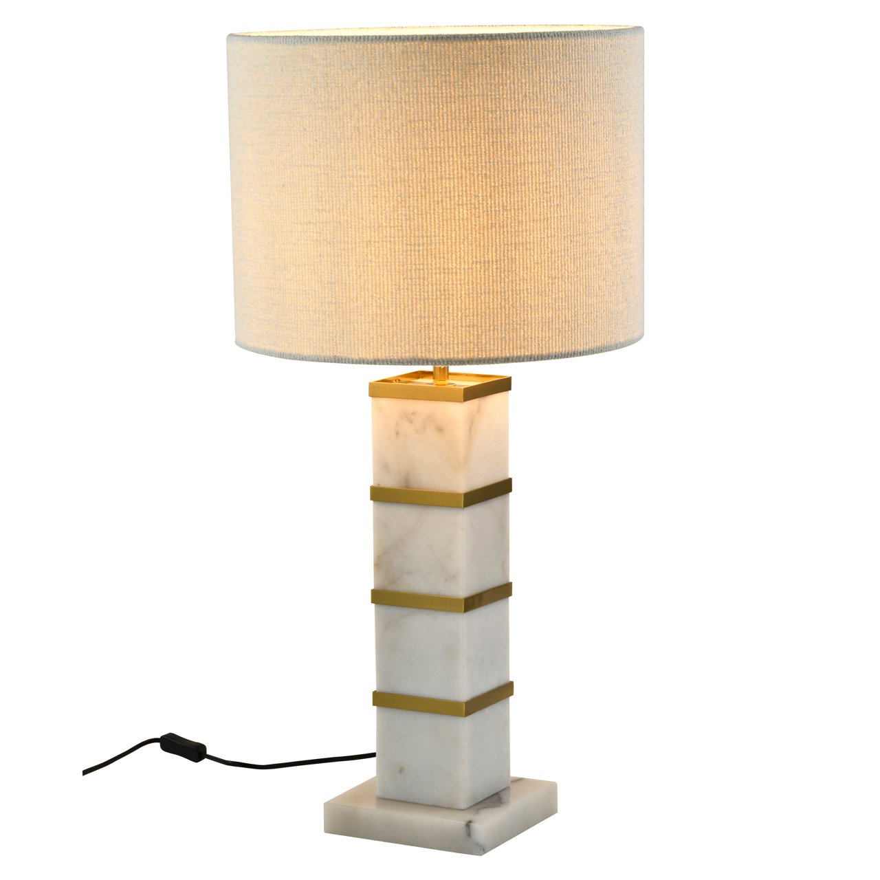 214476 - Table lamp Celinae white including lampshade
