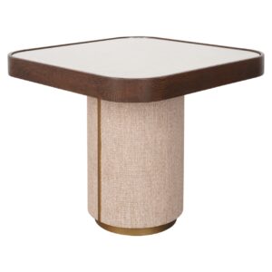 2201 - End table Willox brown  including glass