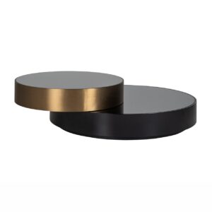 3500 - Coffee table Alexander Jones black/gold (Slice)