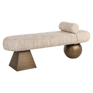 3522 ANGORA - Bench Geneva beige angora alexander jones