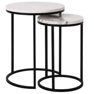 7050 - End table Lexington white (Set of 2)