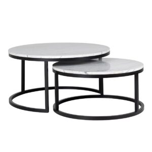 7051 - Coffee table Lexington white (Set of 2)