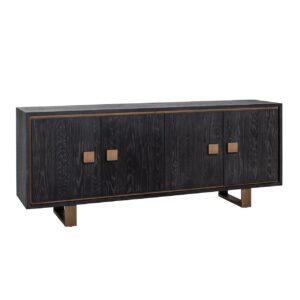 7481 - Sideboard Hunter black rustic