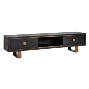 7483 - TV cabinet Hunter black rustic