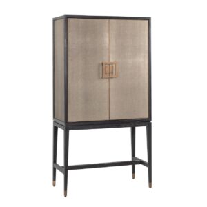 7520 - Storage cabinet Bloomville brass shagreen