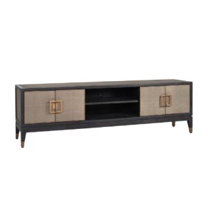 7522 - TV cabinet Bloomville brass shagreen
