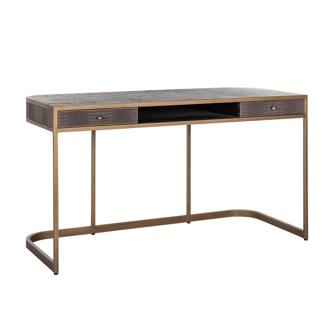 7535 - Desk Classio brushed gold
